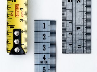 Three measuring tapes.